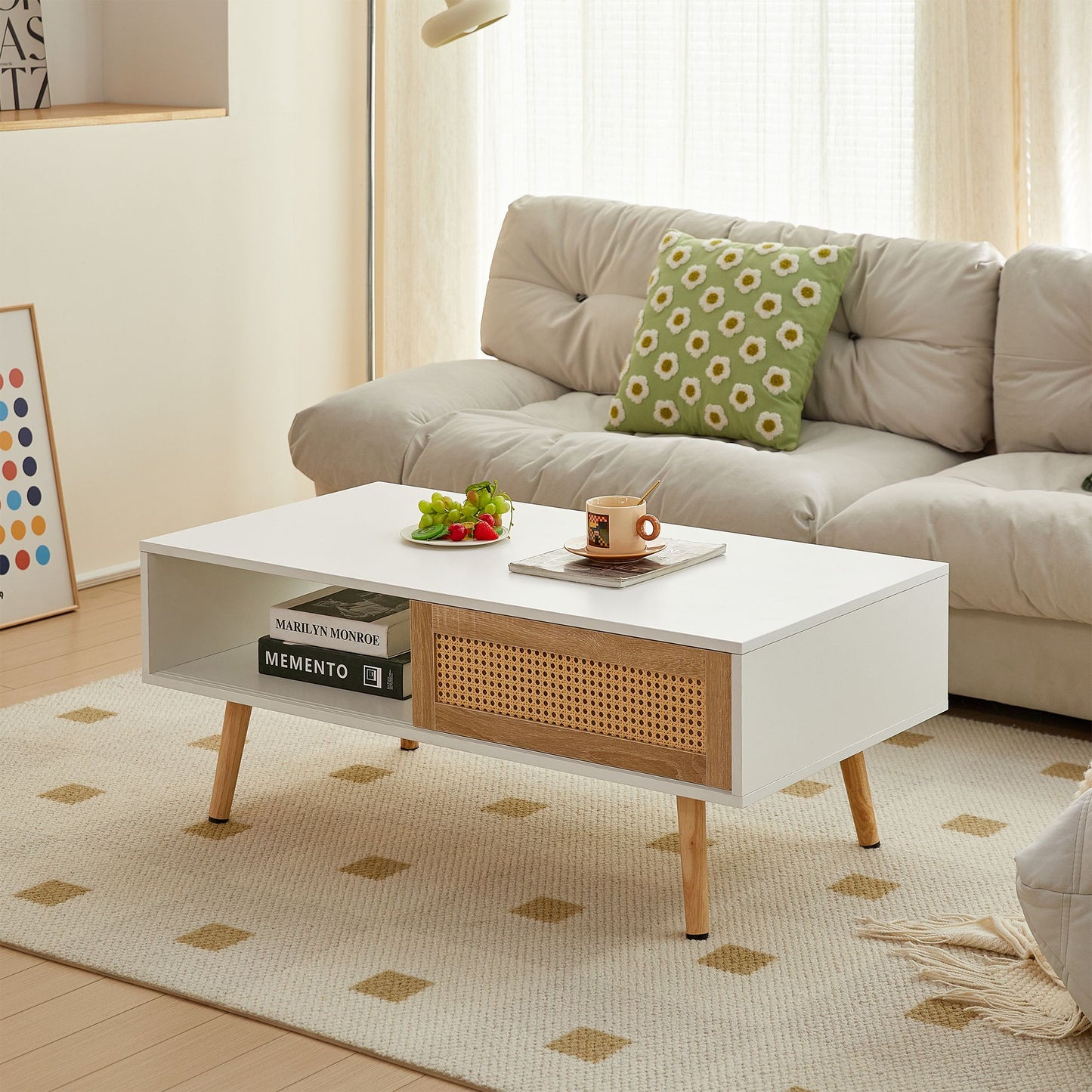 The Rattanwood Elegance Coffee Table