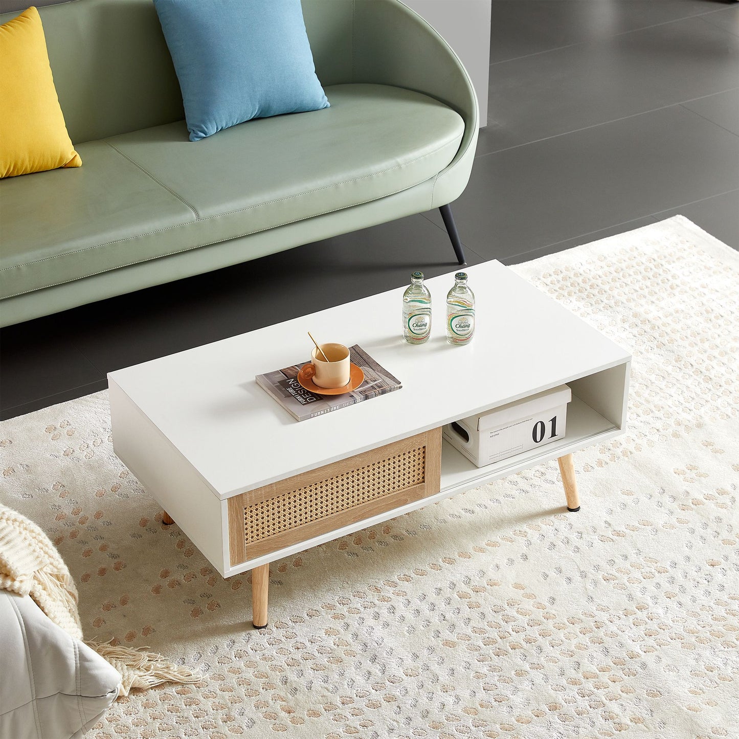 The Rattanwood Elegance Coffee Table