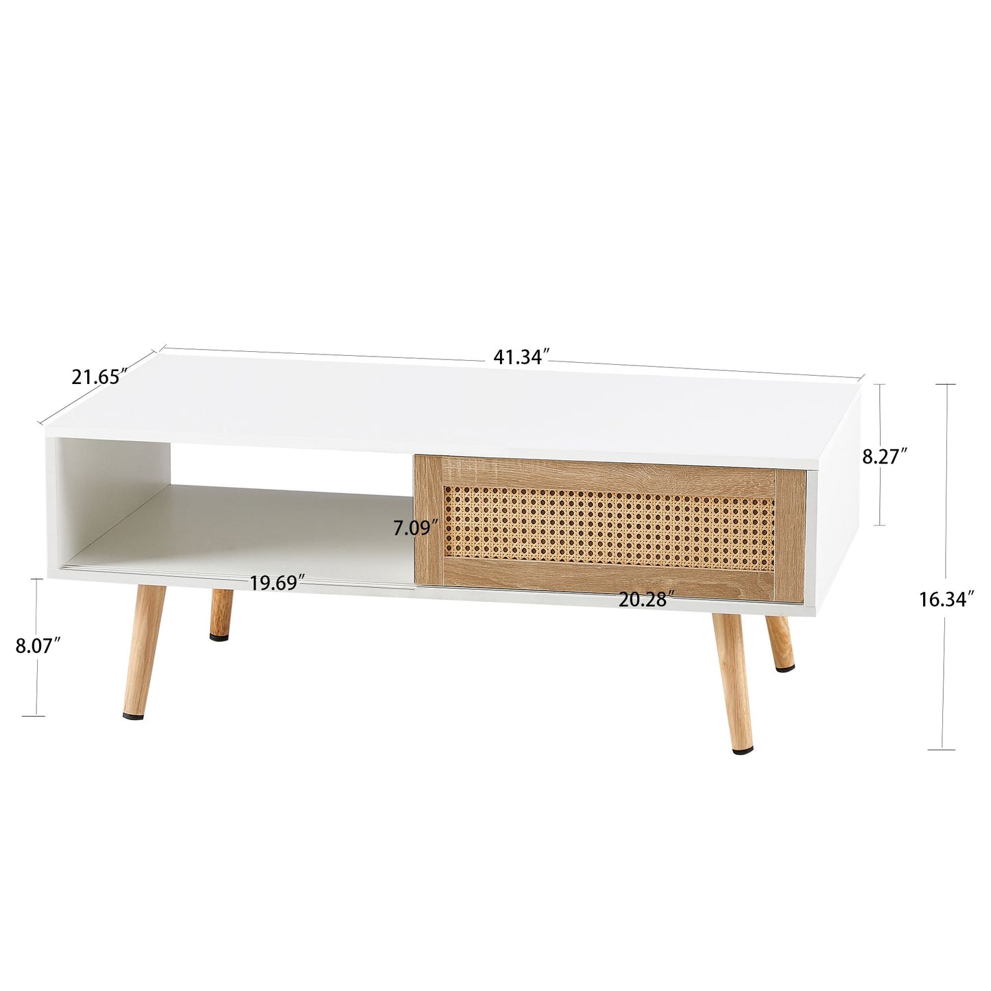 The Rattanwood Elegance Coffee Table